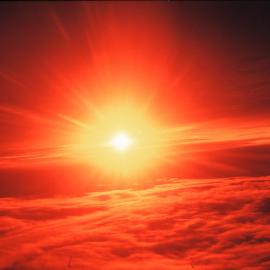 Sunrise shot from Connie on way to New Zealand