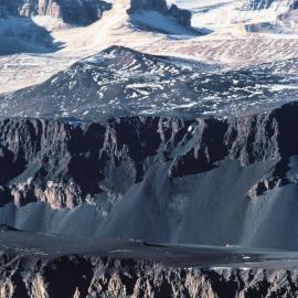 View Look North Across Wright Valley, Over Top of Dais (foreground) to Dido Mountain