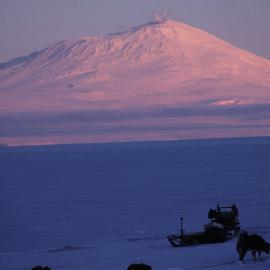 Strand Moraine Camp- Mount Erebus in distance 