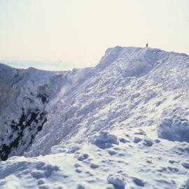 Filming on Erebus Crater Rim