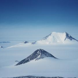 Looking east at Mt Hamilton (9,000) from Survey K (7000)