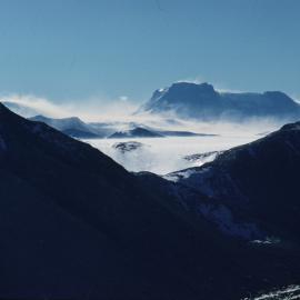Telephoto of Mount Longhurst from Brown Hills