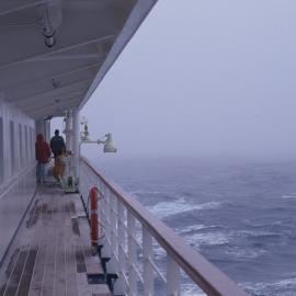 Frontier Spirit on Deck and Sea Fog of Convergence