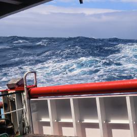 Southern Ocean as seen from the SA Agulhas