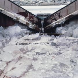 The Dying Gasps of the Onyx River a Few Hours Before Re-freezing
