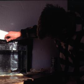 John McDonald working in a Lab