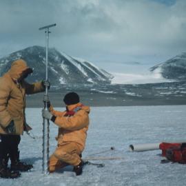 Drilling Through Ice
