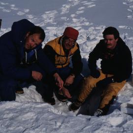 Dr Michael Axelsson, Professor Stefan Nilsson and Dr Bill Davison