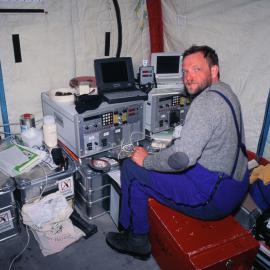 Burkhard Schroeter at Granite Harbour