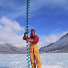 NIWA - Clive Howard-Williams at Lake Vanda