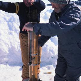 Osborne and Knox with a water bottle