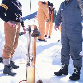 Osborne and Knox with a water bottle