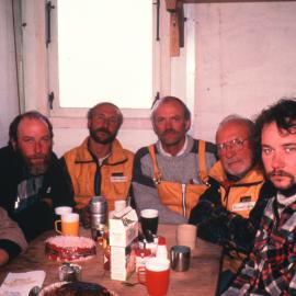 Scientists at Bratina Island