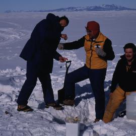 Dr Michael Axelsson, Professor Stefan Nilsson and Dr Bill Davison