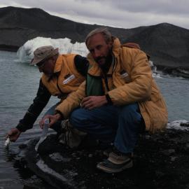 Scientists Take Samples