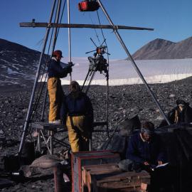 Winkie Drill near Commonwealth Glacier 
