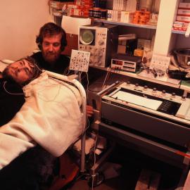 Testing by Canterbury Uni Psychologist in First Aid Room