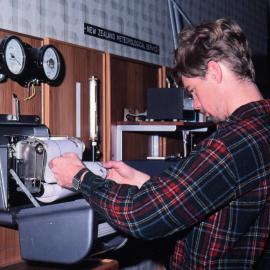 Don Wilkinson with Wind Measuring Equipment