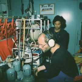 NIWA Scientists Sampling of a C141 Flight