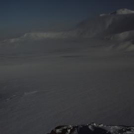 Mount Glossopteris and Discovery Ridge from East Schulthess Buttress