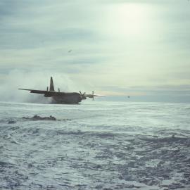 C-130 landing to pick up K26 