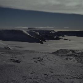West end of escarpment from low peak 