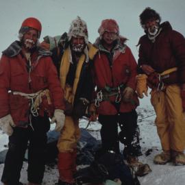 Harry, Colin, Bill & Carl after retrieving gear 