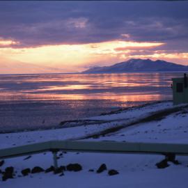 Sunset over McMurdo Sound 