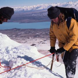 Colin Fink and Nigel Nalder Practise Belays