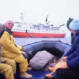 Lindblad Passengers in Zodiac 
