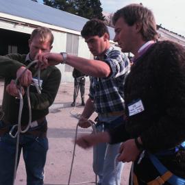 John Roberts instructing at Tekapo Training Camp