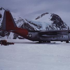 Aircraft on landing strip 