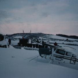 'Footsteps' Cessna Outside Hut