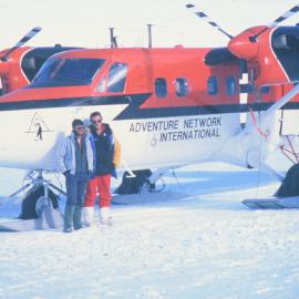 G Kershaw & R Swann with Otter 