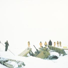 Recovering D5 from hole in sea ice