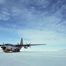 Ski-Herc on the ice runway