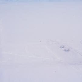 Ice runway from 500 ft altitude seen from the South East end