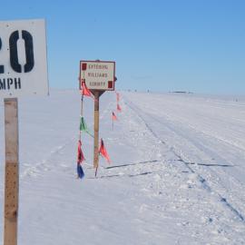 Signs at Williams Field