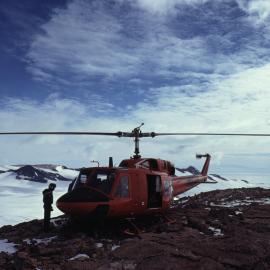 Helicopter on Mt Rummage
