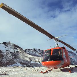 Helicopter on Tentacle Ridge