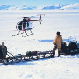 GANOVEX visit in Helicopter