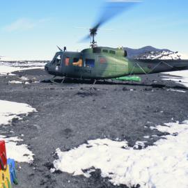NZ Helicopter at Cape Evans
