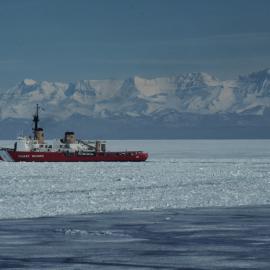 US Coastguard 'Polar Star' Icebreaker in McMurdo Sound
