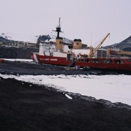 USCG Icebreaker Polar Star Docked at Ice Wharf
