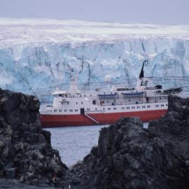 Lindblad Explorer off Nelson Island