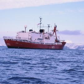 HNS Endurance in Maxwell Bay