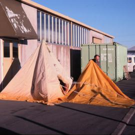 Drying Tents at the Harewood Store