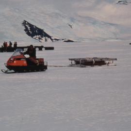 Toboggan, Cape Hallett, for transport to plane landing site