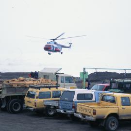 HNZ helicopter hitching rail