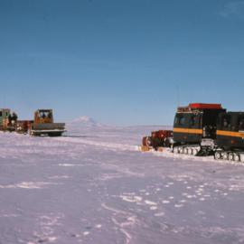 Tractor Train and Hagglund Escort